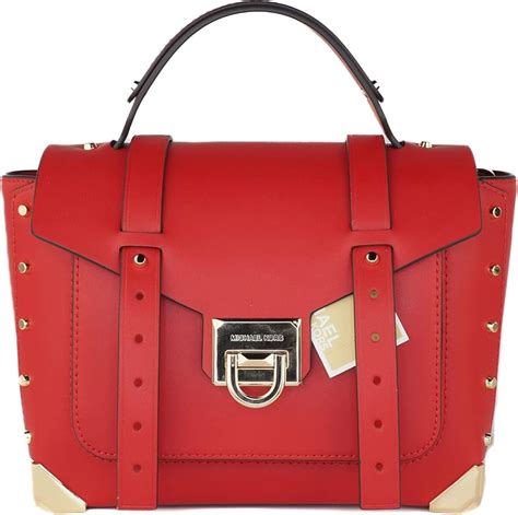 michael kors tasche gesteppt rot|Michael Kors manhattan contrast trim.